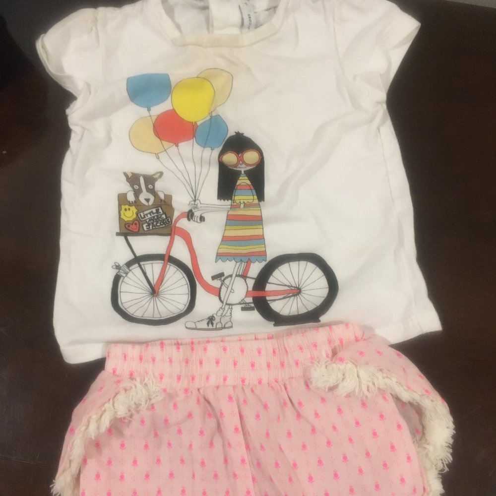 Little Marc Jacobs T-shirt Egg by Susan Shorts Set 12M